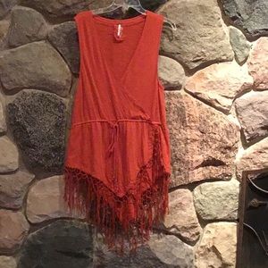 Free People Fringe tunic